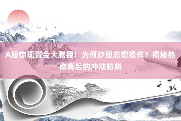 A股惊现资金大腾挪！为何炒股总想操作？揭秘热点背后的冲动陷阱