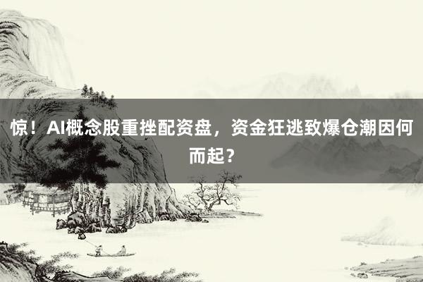 惊！AI概念股重挫配资盘，资金狂逃致爆仓潮因何而起？